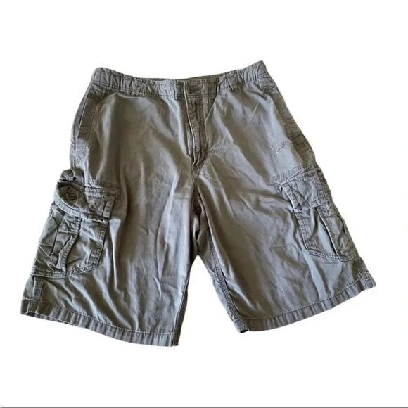 Nike Sportswear Gray Men’s Short Cargo Jeans Pants SZ L - Picture 1 of 8